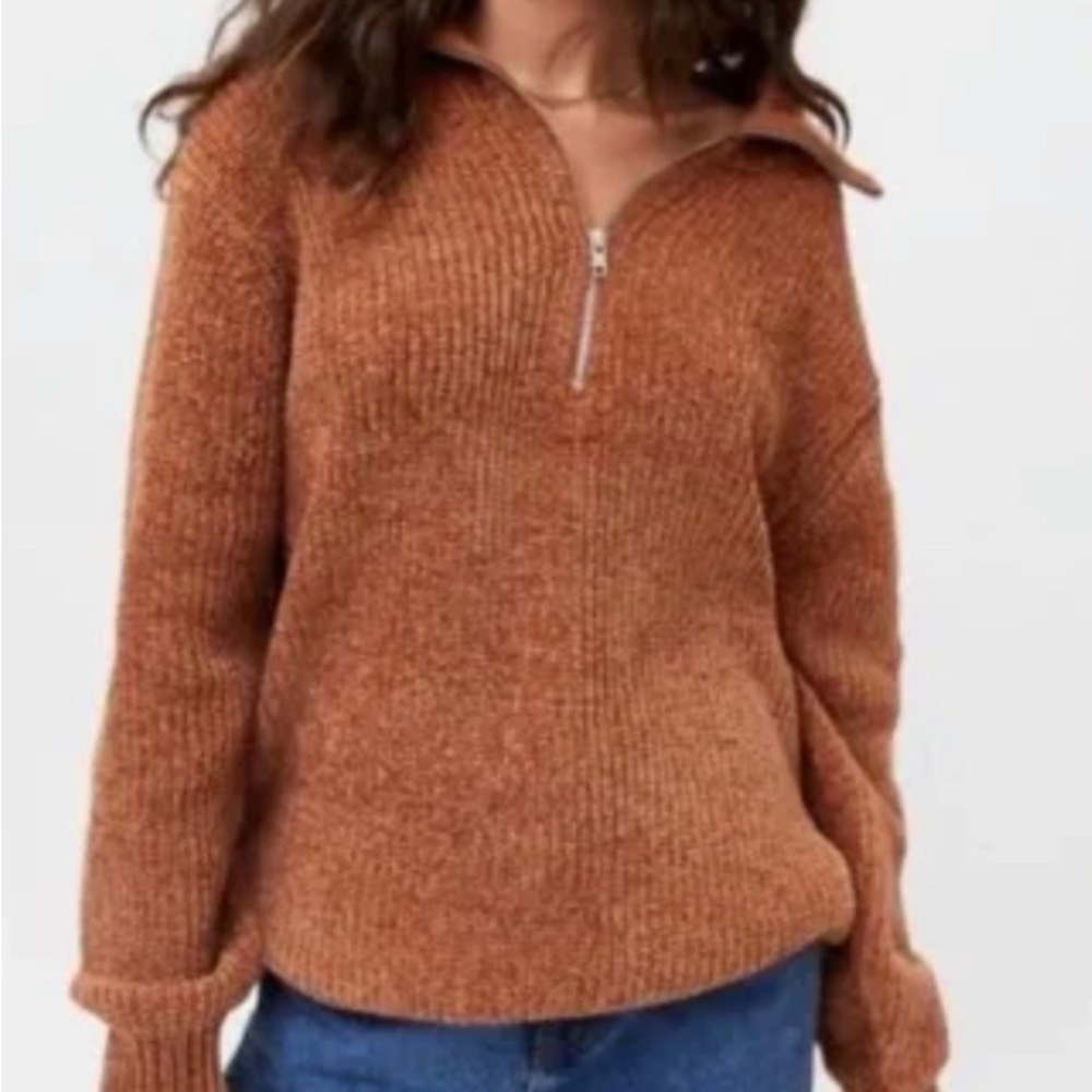 urban outfitters half zip sweater